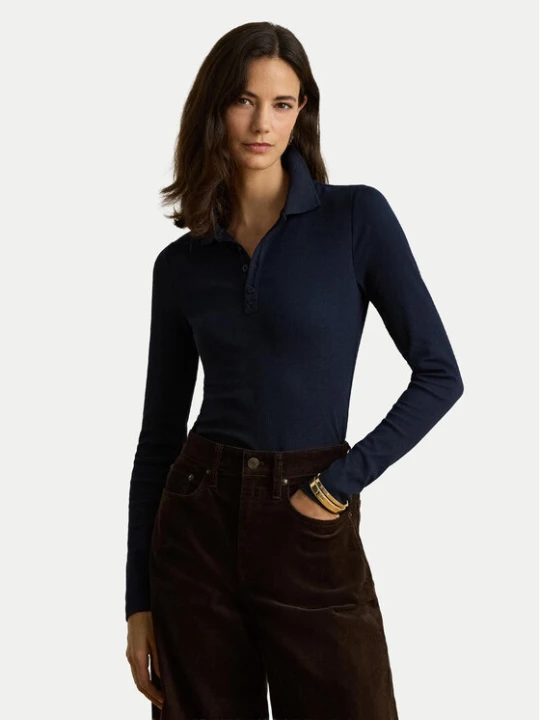 Zdjęcie produktu LAUREN RALPH LAUREN Polo 200B27414001 Granatowy Slim Fit