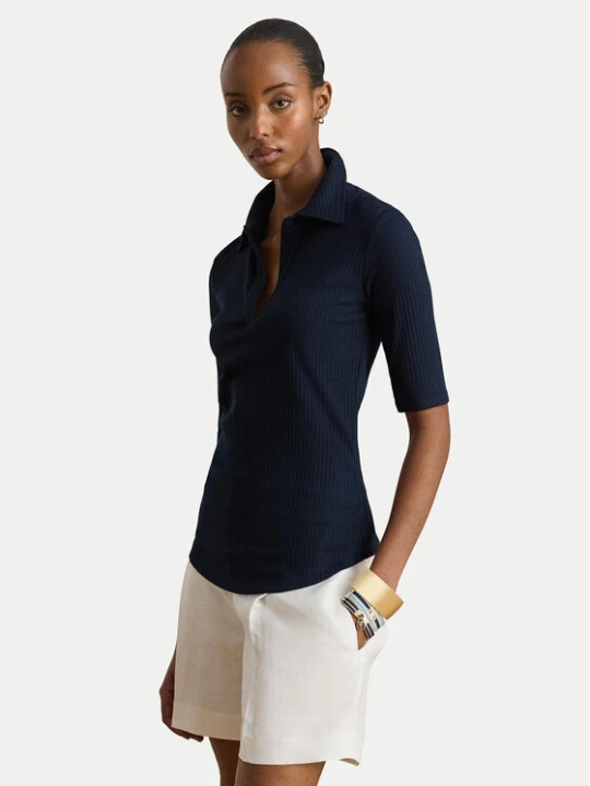Zdjęcie produktu LAUREN RALPH LAUREN Polo 200P10120005 Granatowy Regular Fit