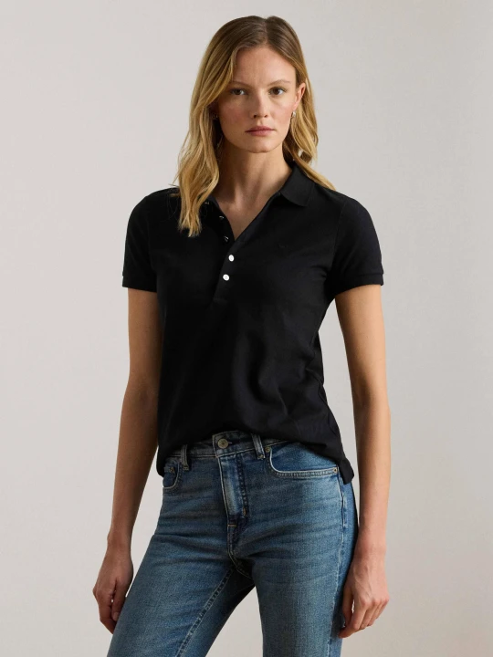 Zdjęcie produktu LAUREN RALPH LAUREN Polo ATHLEISURE | Slim Fit czarny
