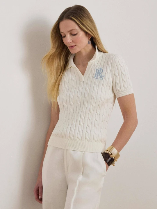 Zdjęcie produktu LAUREN RALPH LAUREN Polo NATRISSA | Slim Fit biały
