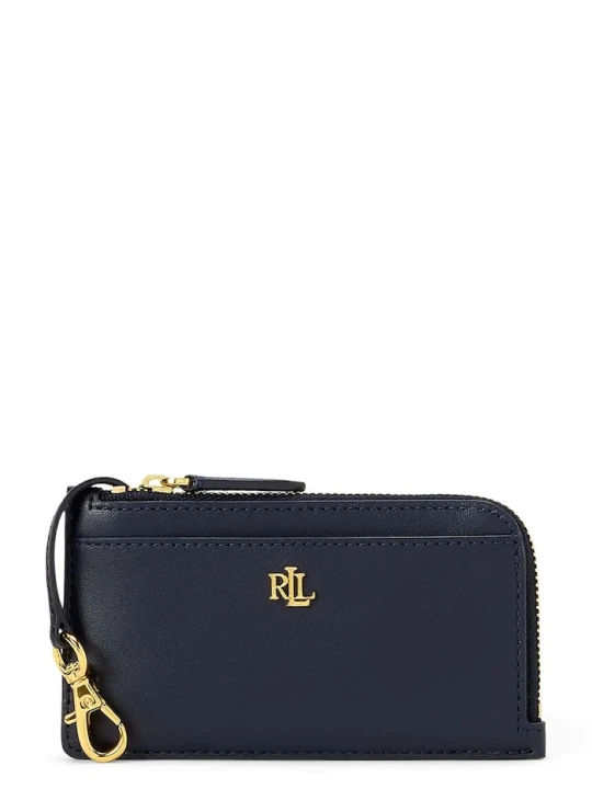 Zdjęcie produktu Lauren Ralph Lauren portfel damski skórzany granatowy