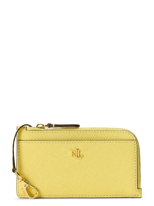 Zdjęcie produktu Lauren Ralph Lauren portfel damski skórzany żółty
