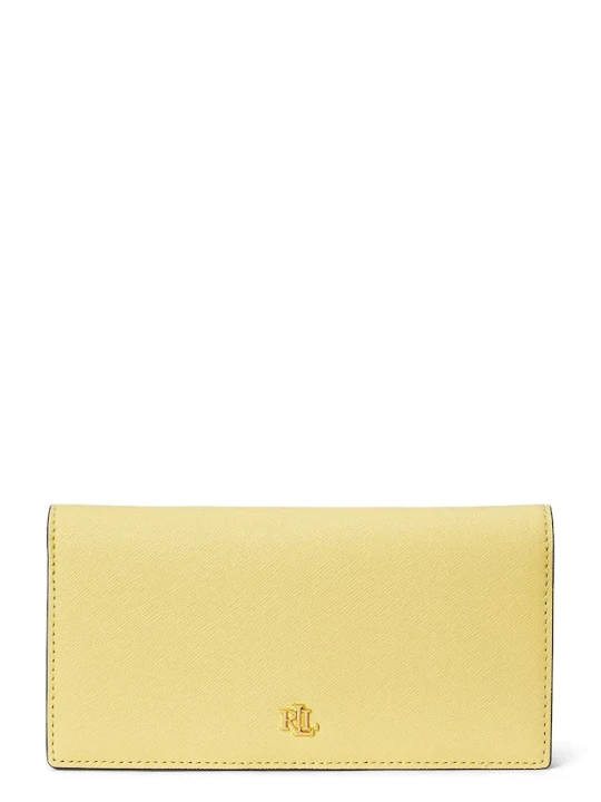 Zdjęcie produktu Lauren Ralph Lauren portfel damski skórzany żółty