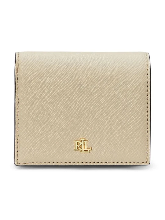 Zdjęcie produktu Lauren Ralph Lauren portfel damski skórzany beżowy
