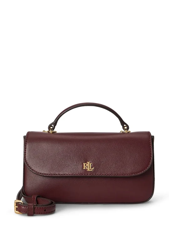 Zdjęcie produktu Lauren Ralph Lauren portfel damski skórzany bordowy