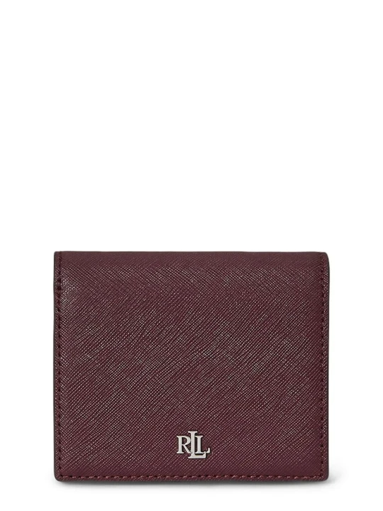 Zdjęcie produktu Lauren Ralph Lauren portfel damski skórzany bordowy