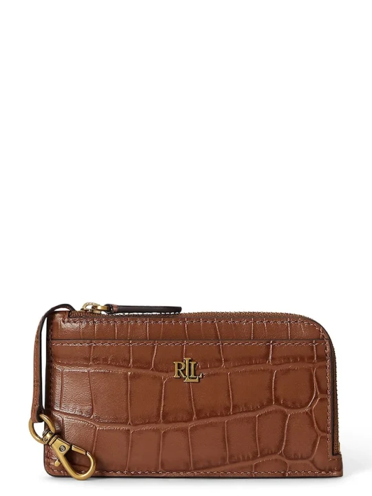 Zdjęcie produktu Lauren Ralph Lauren portfel damski skórzany brązowy