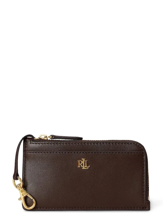 Zdjęcie produktu Lauren Ralph Lauren portfel damski skórzany brązowy
