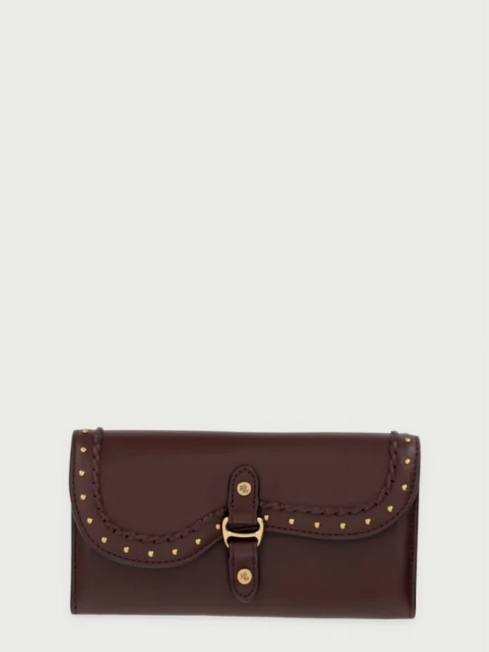 Zdjęcie produktu Lauren Ralph Lauren portfel damski skórzany brązowy