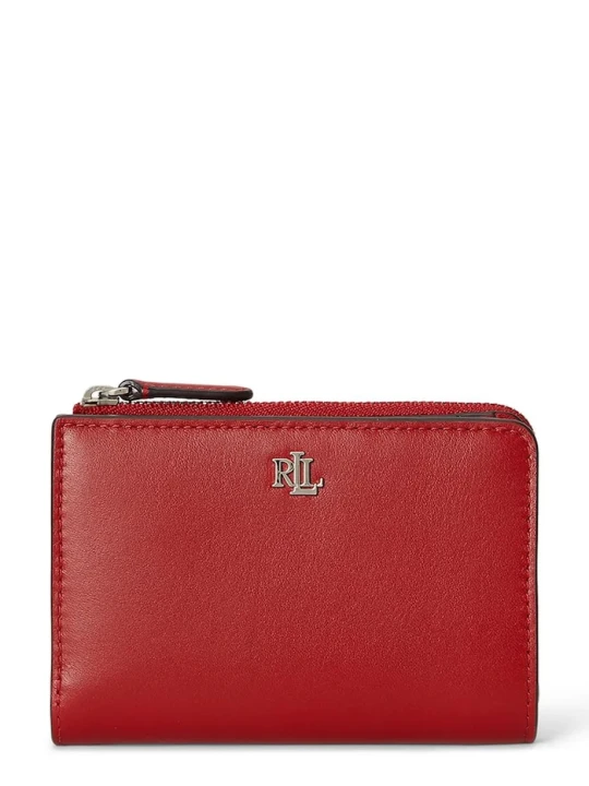 Zdjęcie produktu Lauren Ralph Lauren portfel damski skórzany czerwony