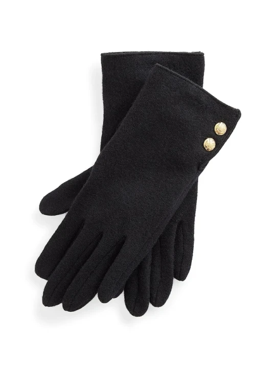 Zdjęcie produktu Lauren Ralph Lauren rękawiczki wełniane czarny