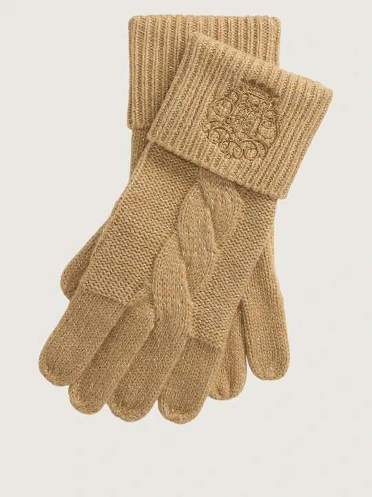 Zdjęcie produktu LAUREN RALPH LAUREN Rękawiczki | z dodatkiem wełny beżowy