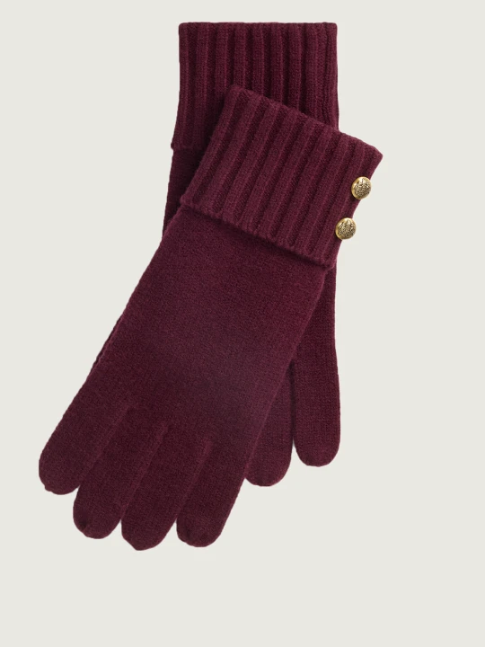Zdjęcie produktu LAUREN RALPH LAUREN Rękawiczki | z dodatkiem wełny bordowy