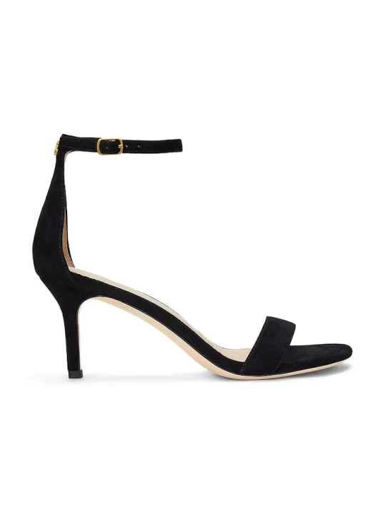 Zdjęcie produktu Lauren Ralph Lauren sandały zamszowe Allie Mid czarny