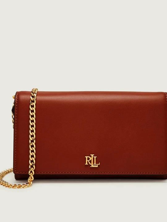 Zdjęcie produktu LAUREN RALPH LAUREN Skórzana kopertówka ADAIR II brązowy