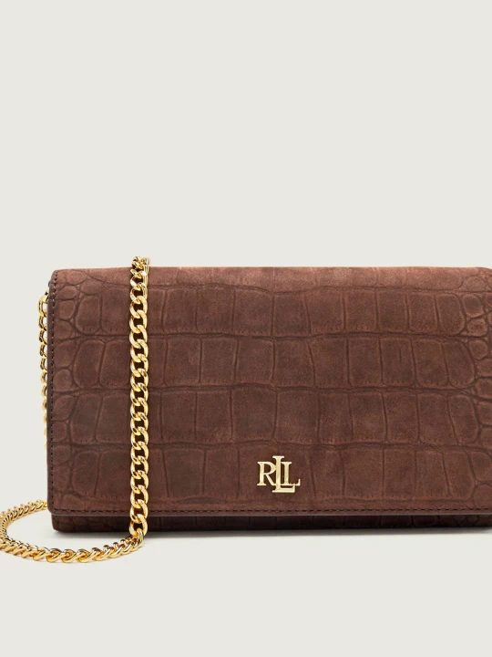 Zdjęcie produktu LAUREN RALPH LAUREN Skórzana kopertówka Adair II brązowy