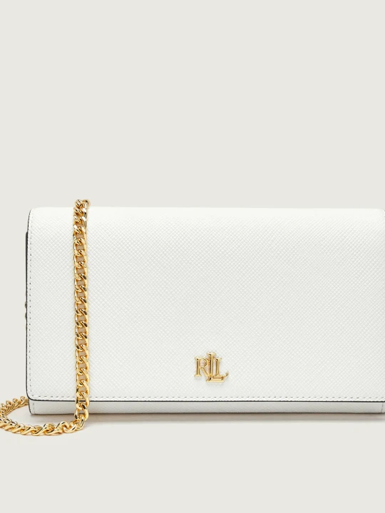 Zdjęcie produktu LAUREN RALPH LAUREN Skórzana kopertówka/portfel ADAIR II biały