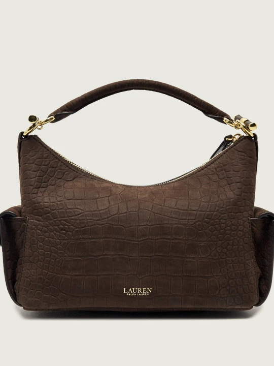Zdjęcie produktu LAUREN RALPH LAUREN Skórzana torebka na ramię Blaike brązowy