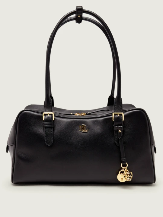 Zdjęcie produktu LAUREN RALPH LAUREN Skórzana torebka na ramię MARCY czarny