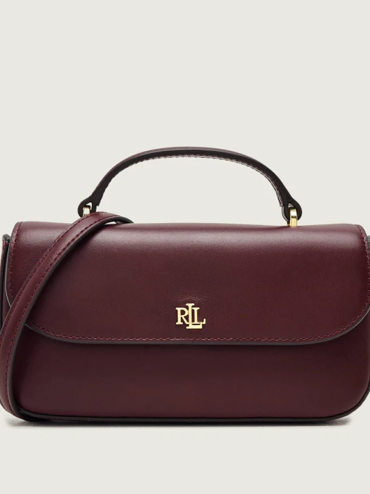 Zdjęcie produktu LAUREN RALPH LAUREN Skórzana torebka na ramię Marcy bordowy