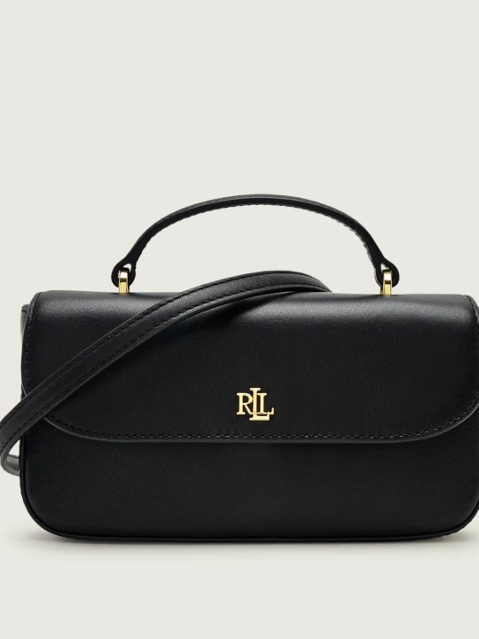 Zdjęcie produktu LAUREN RALPH LAUREN Skórzana torebka na ramię Marcy czarny
