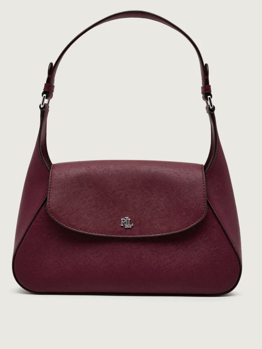 Zdjęcie produktu LAUREN RALPH LAUREN Skórzana torebka na ramię SCHYLAR bordowy