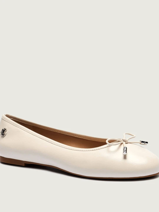 Zdjęcie produktu LAUREN RALPH LAUREN Skórzane baleriny Jayna ecru