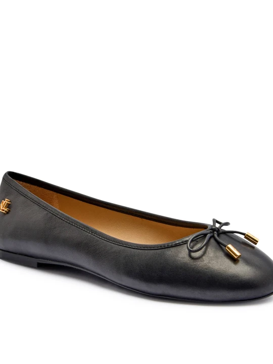 Zdjęcie produktu LAUREN RALPH LAUREN Skórzane baleriny JAYNA czarny