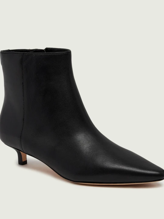 Zdjęcie produktu LAUREN RALPH LAUREN Skórzane botki na szpilce Francesca czarny