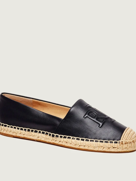 Zdjęcie produktu LAUREN RALPH LAUREN Skórzane espadryle CAMERYN czarny