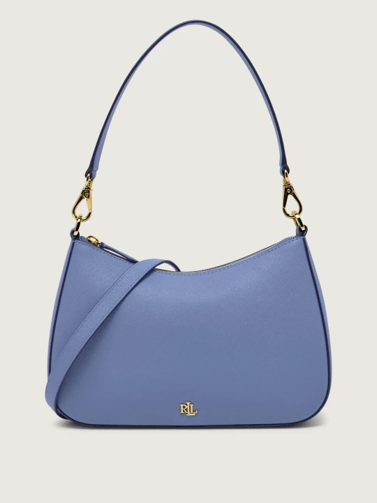 Zdjęcie produktu LAUREN RALPH LAUREN Skórzane hobo Danni niebieski