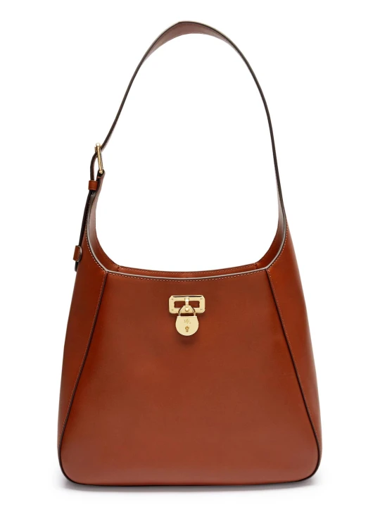 Zdjęcie produktu LAUREN RALPH LAUREN Skórzane hobo TANNER brązowy