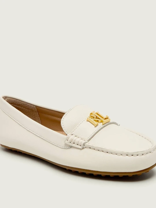 Zdjęcie produktu LAUREN RALPH LAUREN Skórzane mokasyny BARNSBURY ecru
