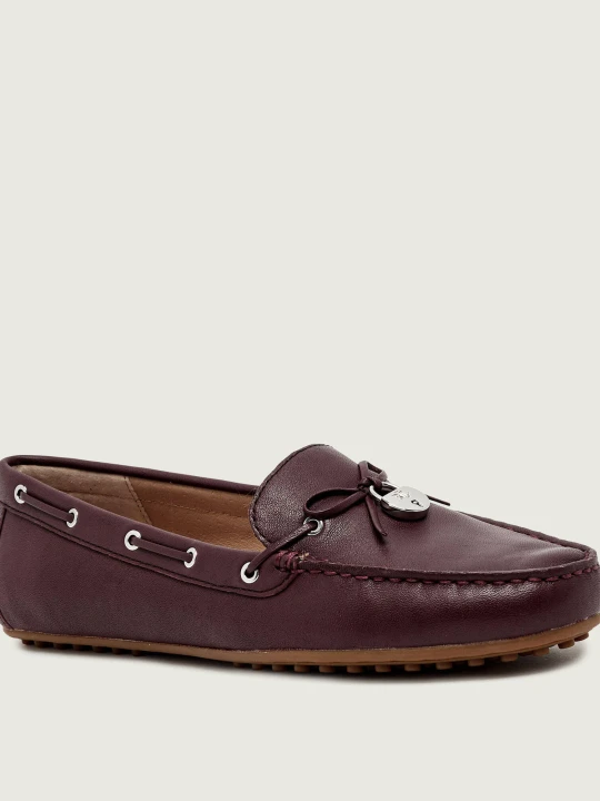 Zdjęcie produktu LAUREN RALPH LAUREN Skórzane mokasyny Wylie bordowy