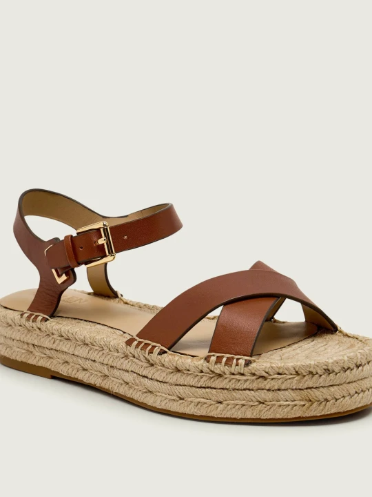 Zdjęcie produktu LAUREN RALPH LAUREN Skórzane sandały EMERYN brązowy