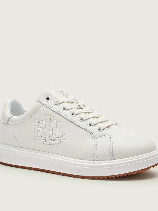 Zdjęcie produktu LAUREN RALPH LAUREN Skórzane sneakersy AINSLEY biały