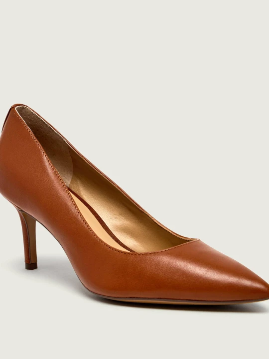 Zdjęcie produktu LAUREN RALPH LAUREN Skórzane szpilki LANETTE brązowy