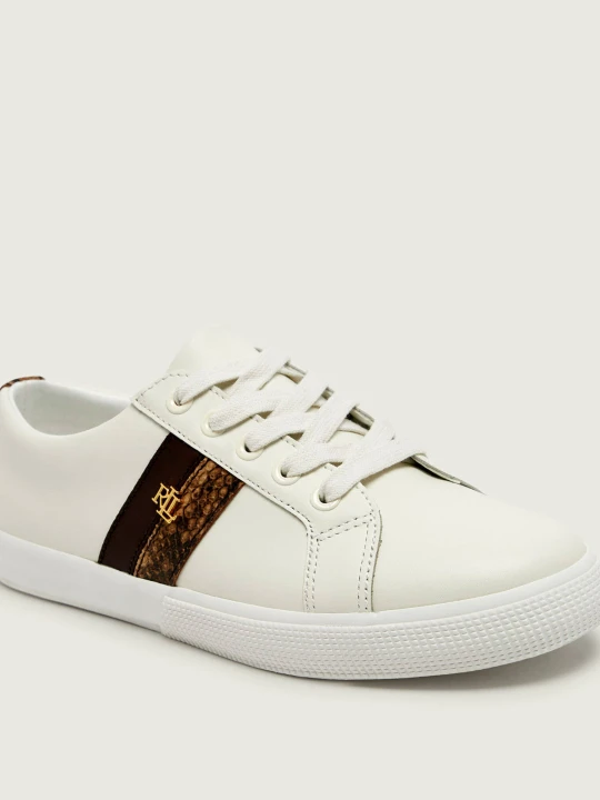 Zdjęcie produktu LAUREN RALPH LAUREN Skórzane tenisówki Janson II biały