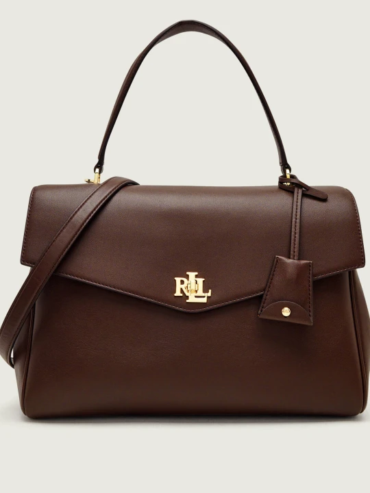 Zdjęcie produktu LAUREN RALPH LAUREN Skórzany kuferek Farrah brązowy