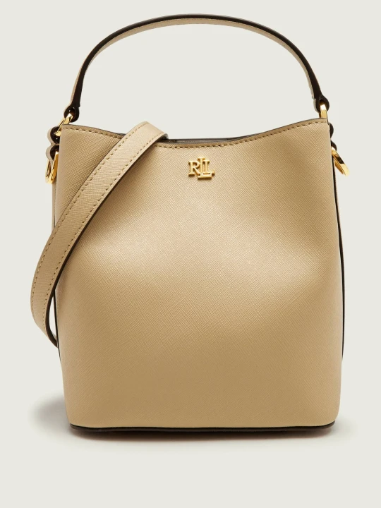 Zdjęcie produktu LAUREN RALPH LAUREN Skórzany kuferek REESE beżowy