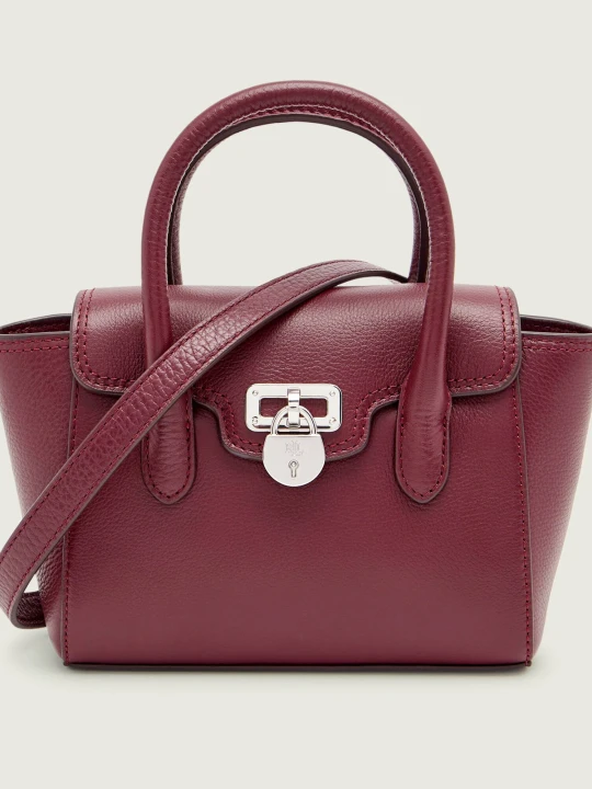 Zdjęcie produktu LAUREN RALPH LAUREN Skórzany kuferek Tanner bordowy
