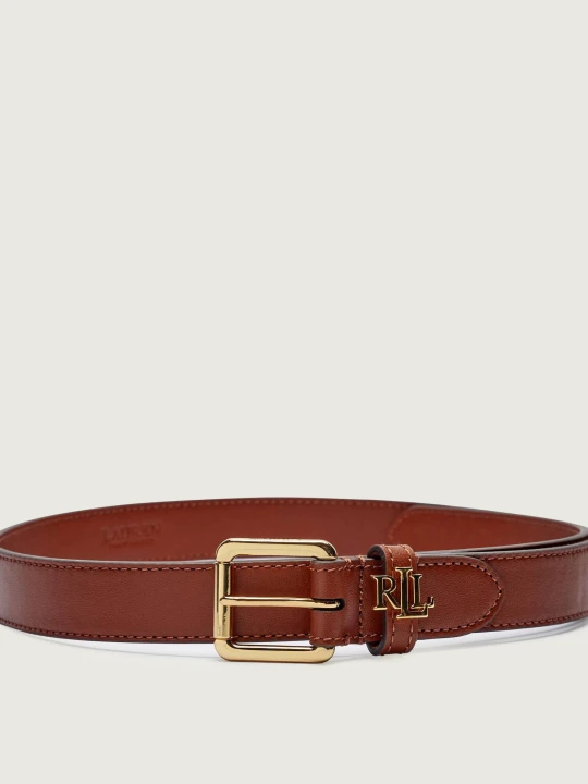 Zdjęcie produktu LAUREN RALPH LAUREN Skórzany pasek brązowy