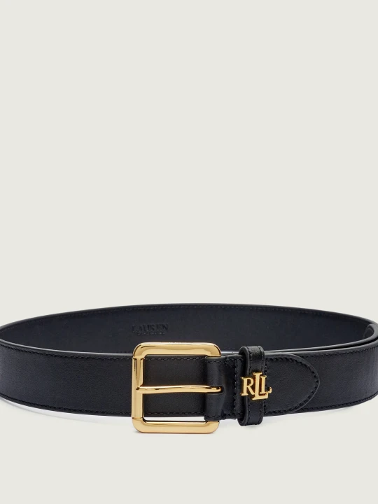 Zdjęcie produktu LAUREN RALPH LAUREN Skórzany pasek czarny