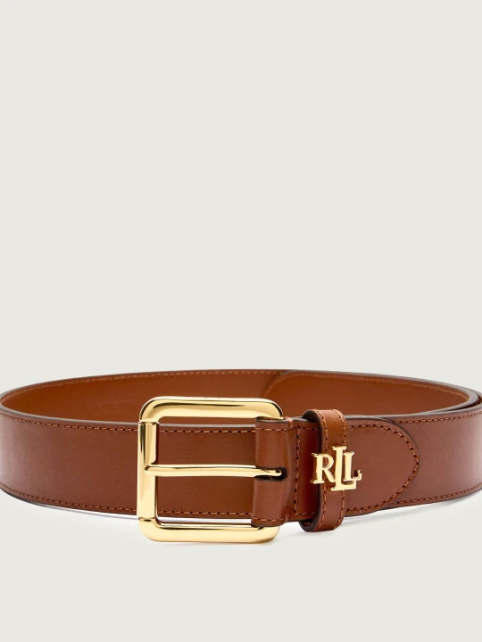 Zdjęcie produktu LAUREN RALPH LAUREN Skórzany pasek brązowy