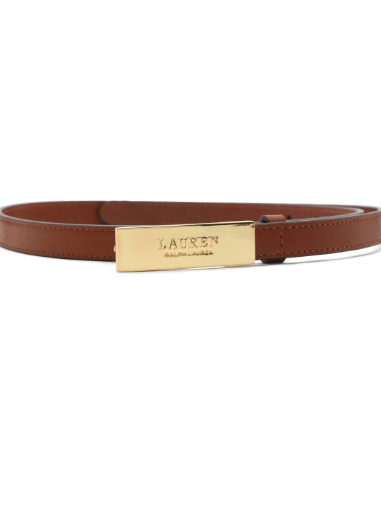 Zdjęcie produktu LAUREN RALPH LAUREN Skórzany pasek brązowy