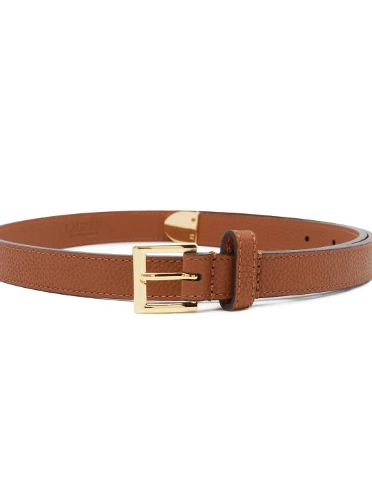Zdjęcie produktu LAUREN RALPH LAUREN Skórzany pasek brązowy