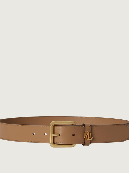 Zdjęcie produktu LAUREN RALPH LAUREN Skórzany pasek beżowy