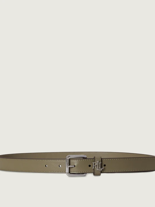 Zdjęcie produktu LAUREN RALPH LAUREN Skórzany pasek Logo Keeper zielony