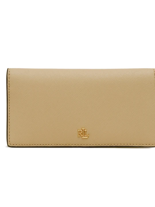 Zdjęcie produktu LAUREN RALPH LAUREN Skórzany portfel beżowy