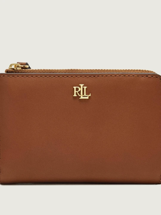Zdjęcie produktu LAUREN RALPH LAUREN Skórzany portfel Bifold brązowy